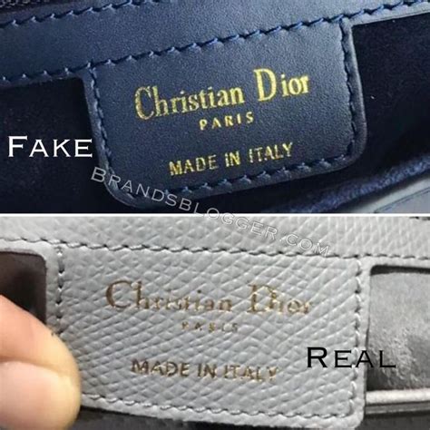 borsa christian dior falsa|dior bag authentication check.